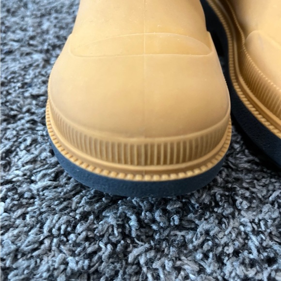 ZARA Lined Wellies Rain Boots Yellow Size 30 or 12 - Picture 4 of 11